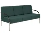 SPA 3 chrom, látka BONDAI BN6 (8010) - látka tmavě šedá